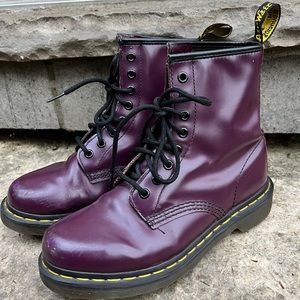 Dr Martens 1460 Eggplant Purple Docs Sz 7